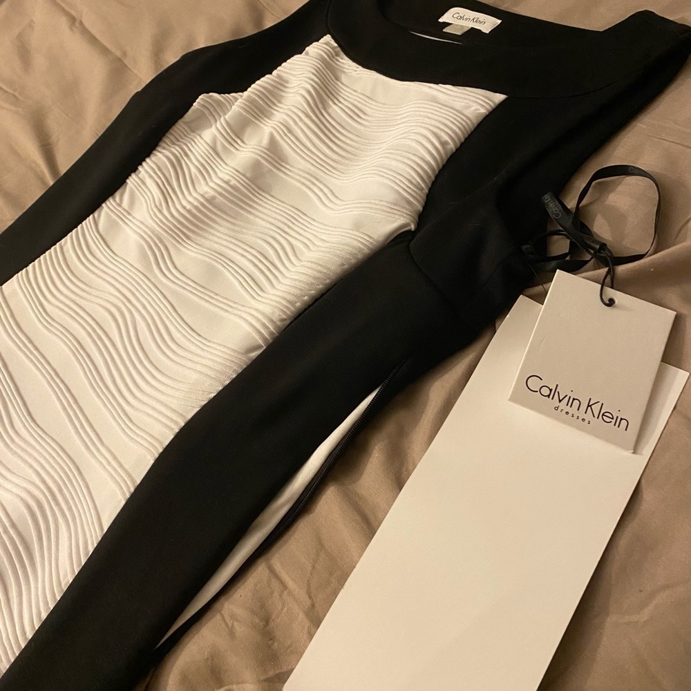 Black and White BRAND NEW Calvin Klein dress Size 6